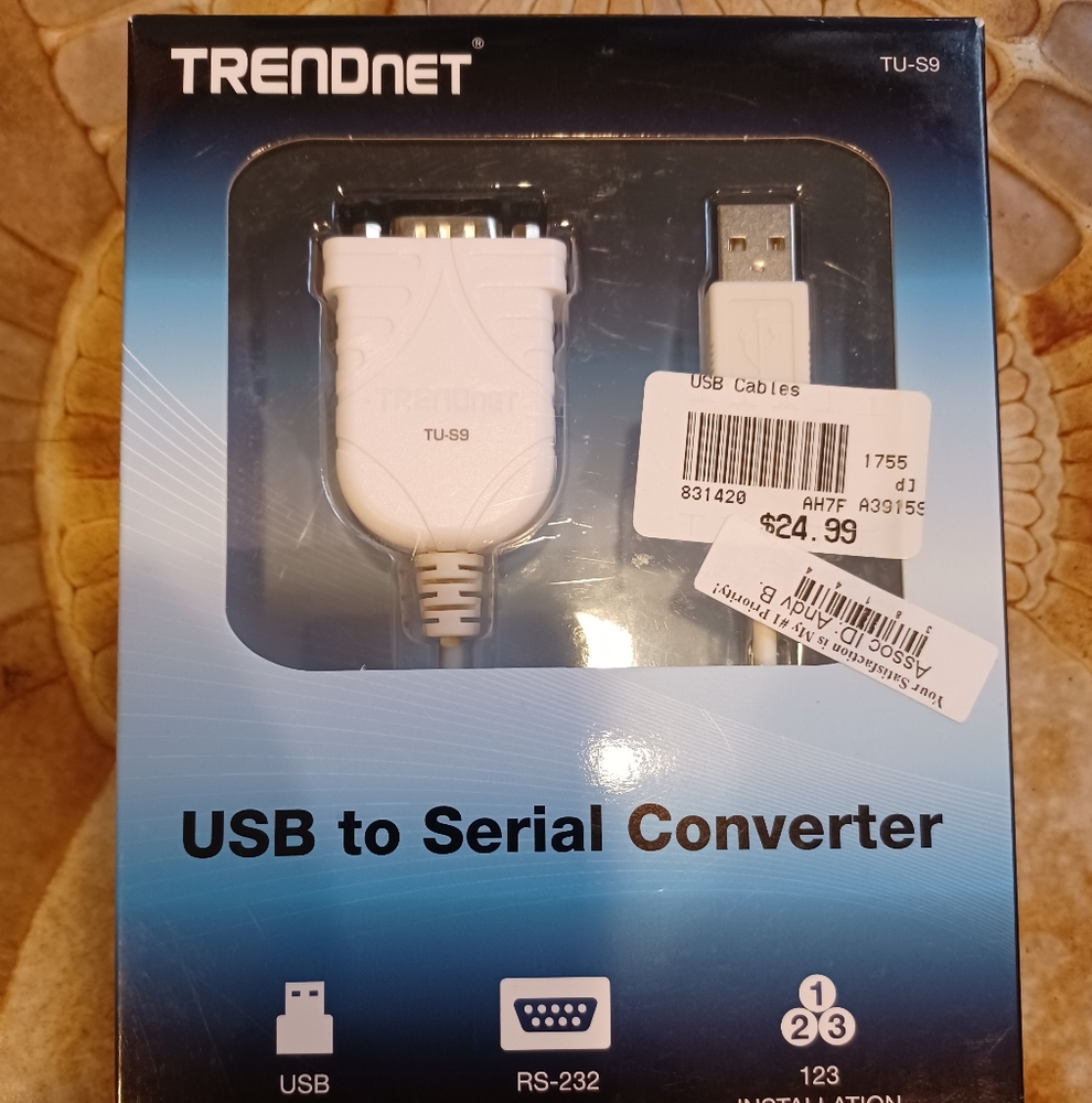 Trendnet USB to serial converter